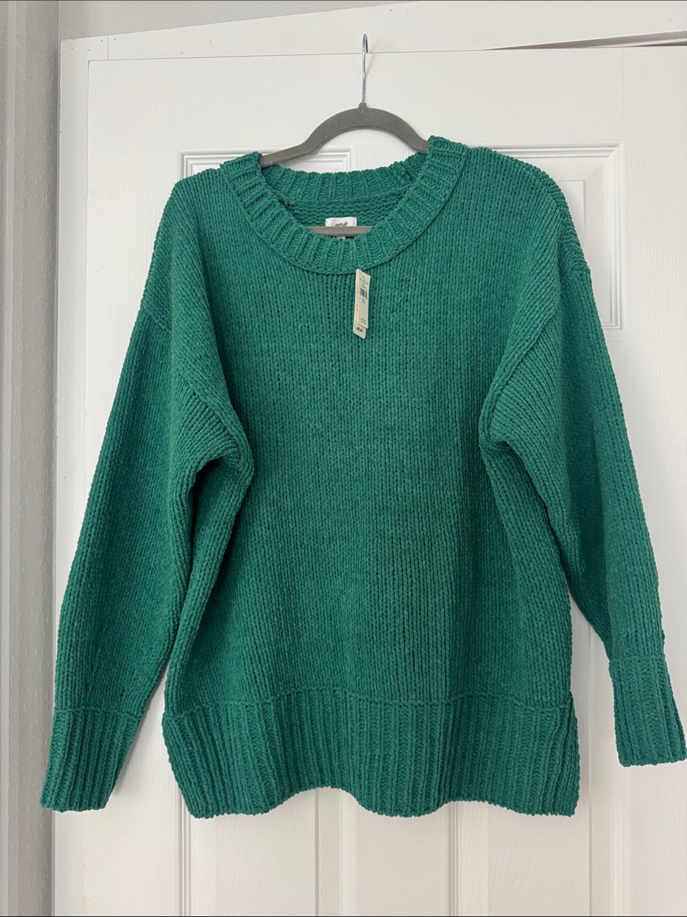 aerie Emerald Green Crewneck Sweater